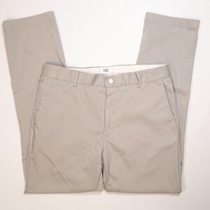 Spoke Pants Men Size 32 Gray Build B Chino Straight Twill Golf Lightweight